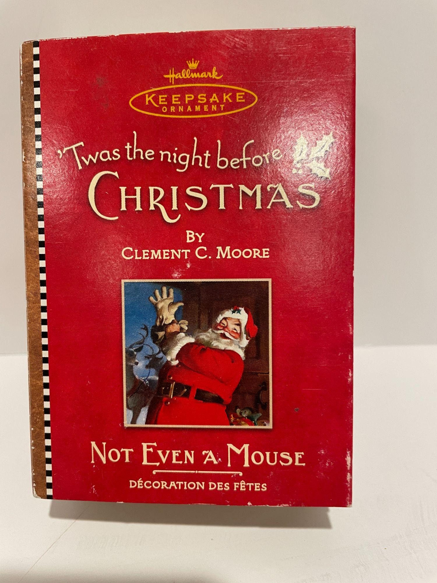 Hallmark Keepsake Ornament Twas The Night Before Christmas Not Etsy UK