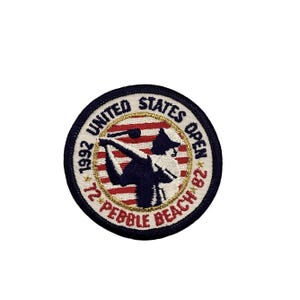 Vintage 1992 Pebble Beach United States Open Round Golf Course Patch California