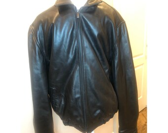 chaps ralph lauren leather jacket