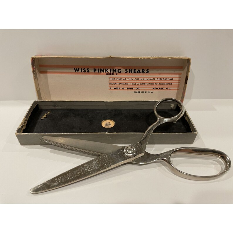 Vintage WISS Pinking Shears Model C in Box Etsy
