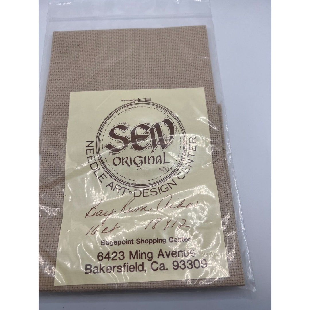Vintage Sew Original Aida Cloth 16 Count 18 X 12 Etsy
