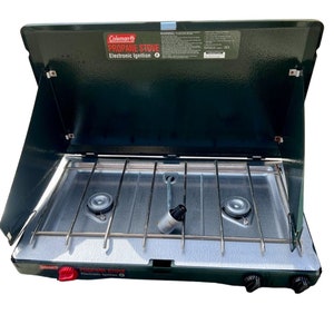 Coleman Electronic Ignition 5435B700 米国 Coleman 2 Burner Propane Camp Stove W/Electronic Ignition