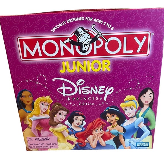 Vintage 2004 Monopoly Parker Brothers Junior Disney Princess 