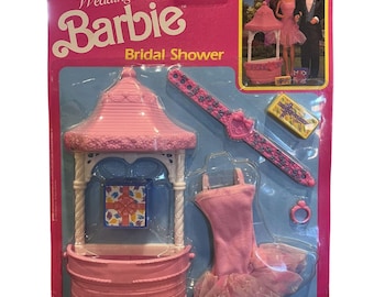 Barbie Wedding Day Bridal Shower Playset Vintage 1988 Mattel NRFP Retro Collectible For Ages 3+