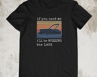 Buzzing the Lake Unisex Heavy Cotton Tee