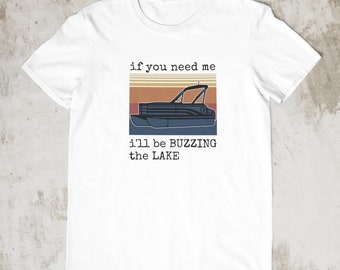 Buzzing the Lake Unisex Heavy Cotton Tee