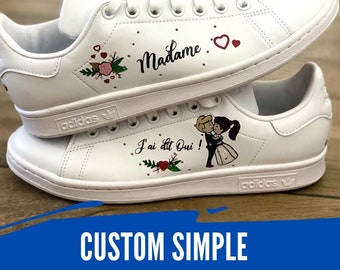 CUSTOM SIMPLE - personalization of shoes, hand painted according to your wishes, Angelus painting