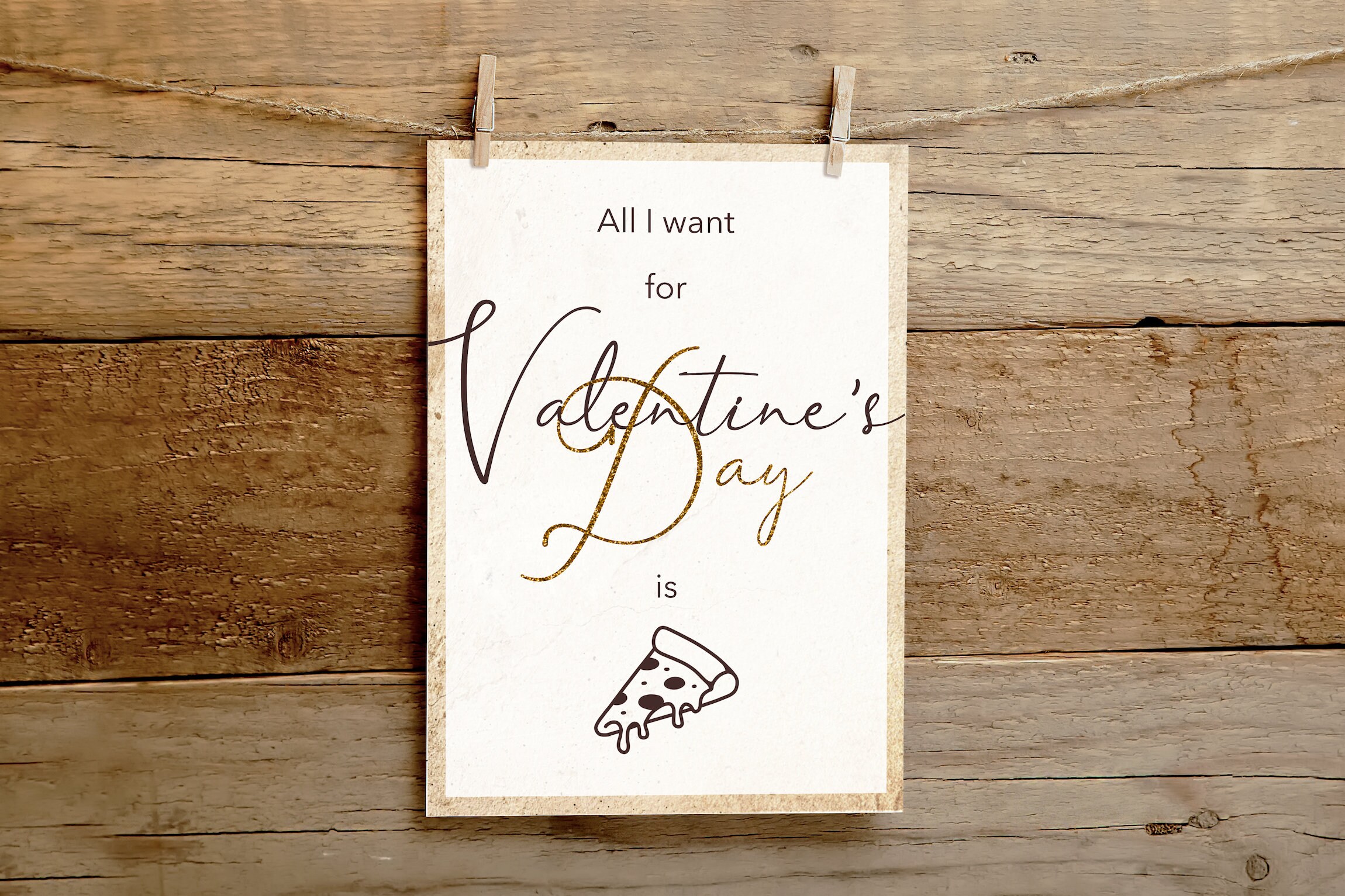 Affiche Pizza | Affiche Personnalisée Homme, Humour, Food, Couple, St Valentin, Idée Cadeau Saint Il