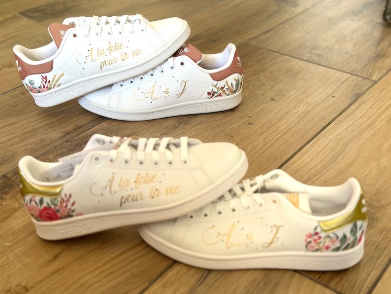 CUSTOM SIMPLE personalization of shoes, hand painted according to your wishes, Angelus painting image 4