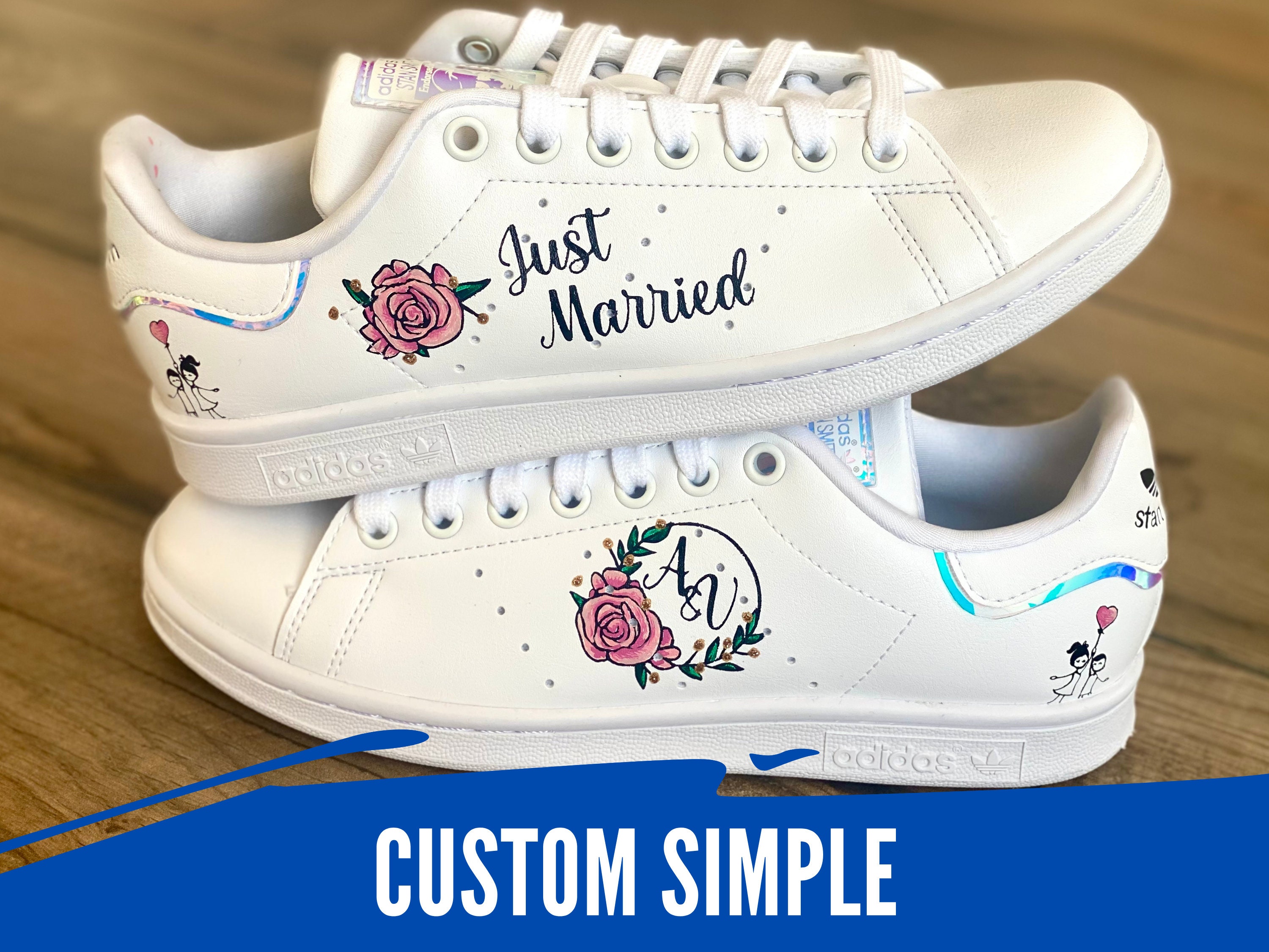 CUSTOM SIMPLE Personalization of Shoes Hand Painted According to Your Wishes Angelus Painting Etsy