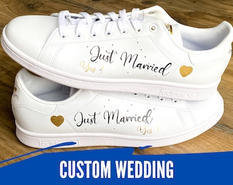 CUSTOM WEDDING - personnalisation de chaussures pour un mariage, peintes à la main selon vos envies, peinture Angelus