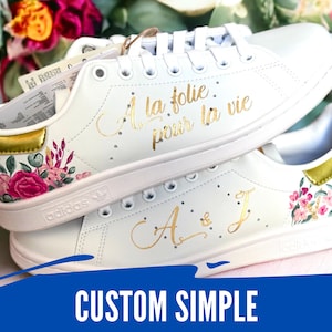 CUSTOM SIMPLE - personalization of shoes, hand painted according to your wishes, Angelus painting