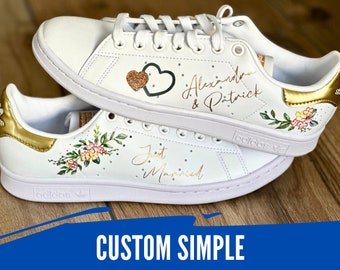 CUSTOM SIMPLE - personnalisation de chaussures, peintes à la main selon vos envies, peinture Angelus