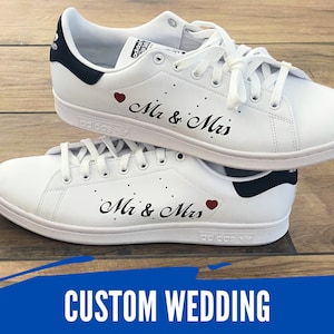 CUSTOM WEDDING - personalization of shoes for a wedding, hand painted according to your wishes, Angelus painting