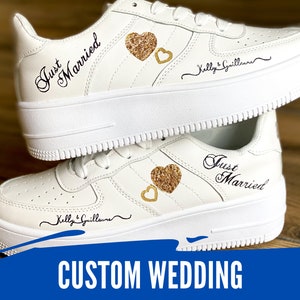 CUSTOM WEDDING - personalization of shoes for a wedding, hand painted according to your wishes, Angelus painting