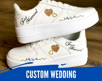 CUSTOM WEDDING - personalization of shoes for a wedding, hand painted according to your wishes, Angelus painting