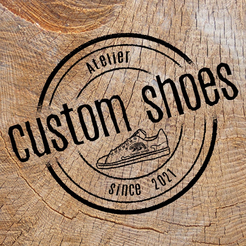 CUSTOM SIMPLE personalization of shoes, hand painted according to your wishes, Angelus painting image 5