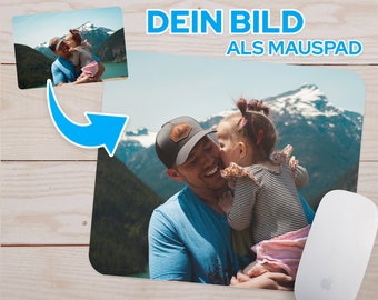 Personalisierte Mousepads - Dein Foto oder Bild als Mousepad - Foto Mousepad - Bild Mousepad - Perfekt als Geschenk - Ideal zum Valentinstag