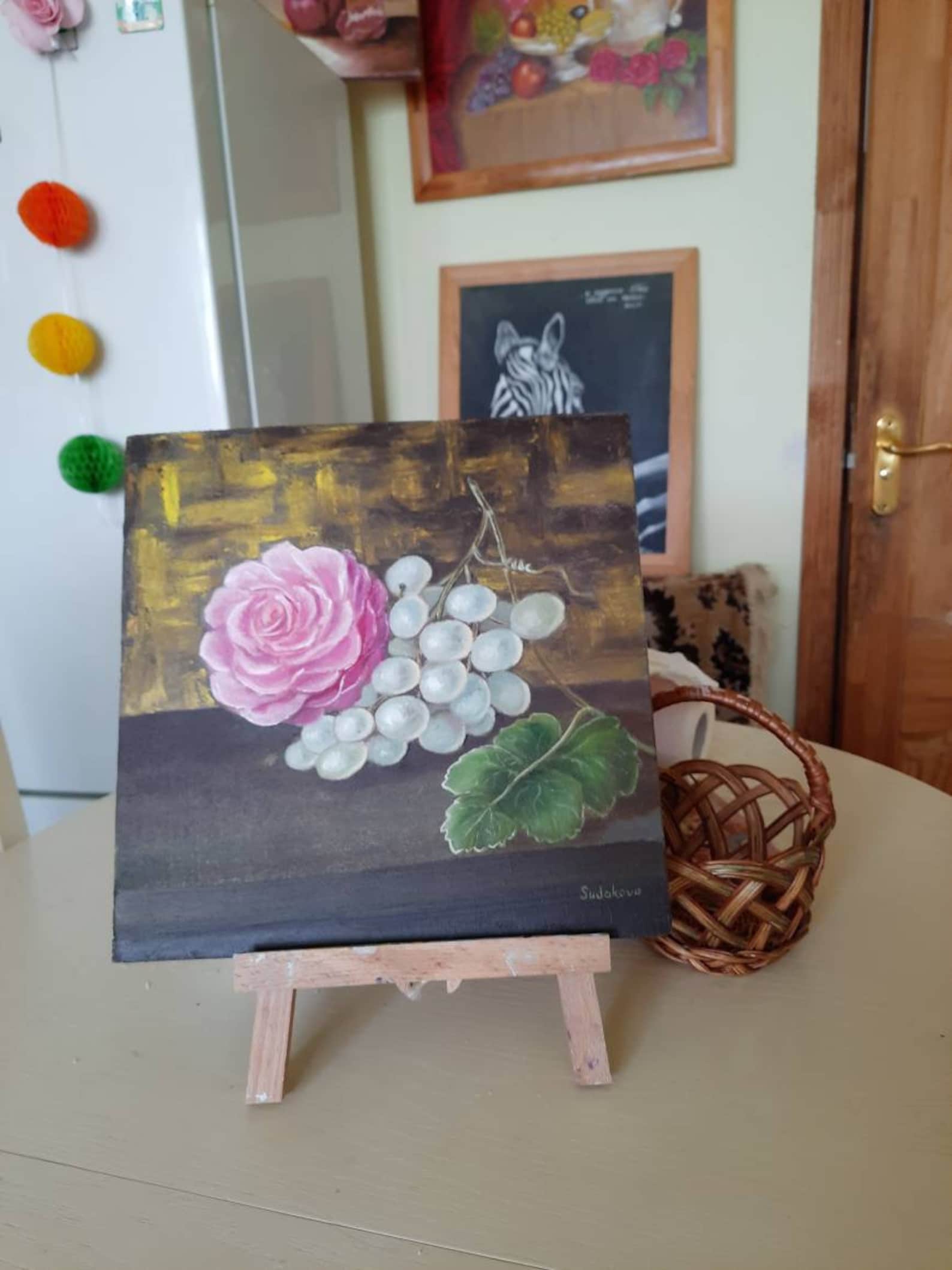 Still life painting Gifts of nature. Oil paint. Etsy