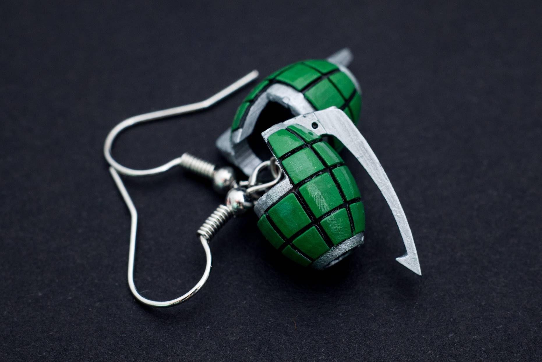 Earrings (Bakugou Inspired, "My Hero Academia")