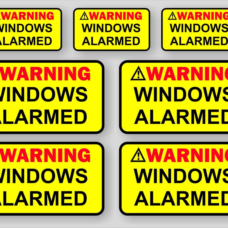 Fake Windows Stickers - Etsy UK