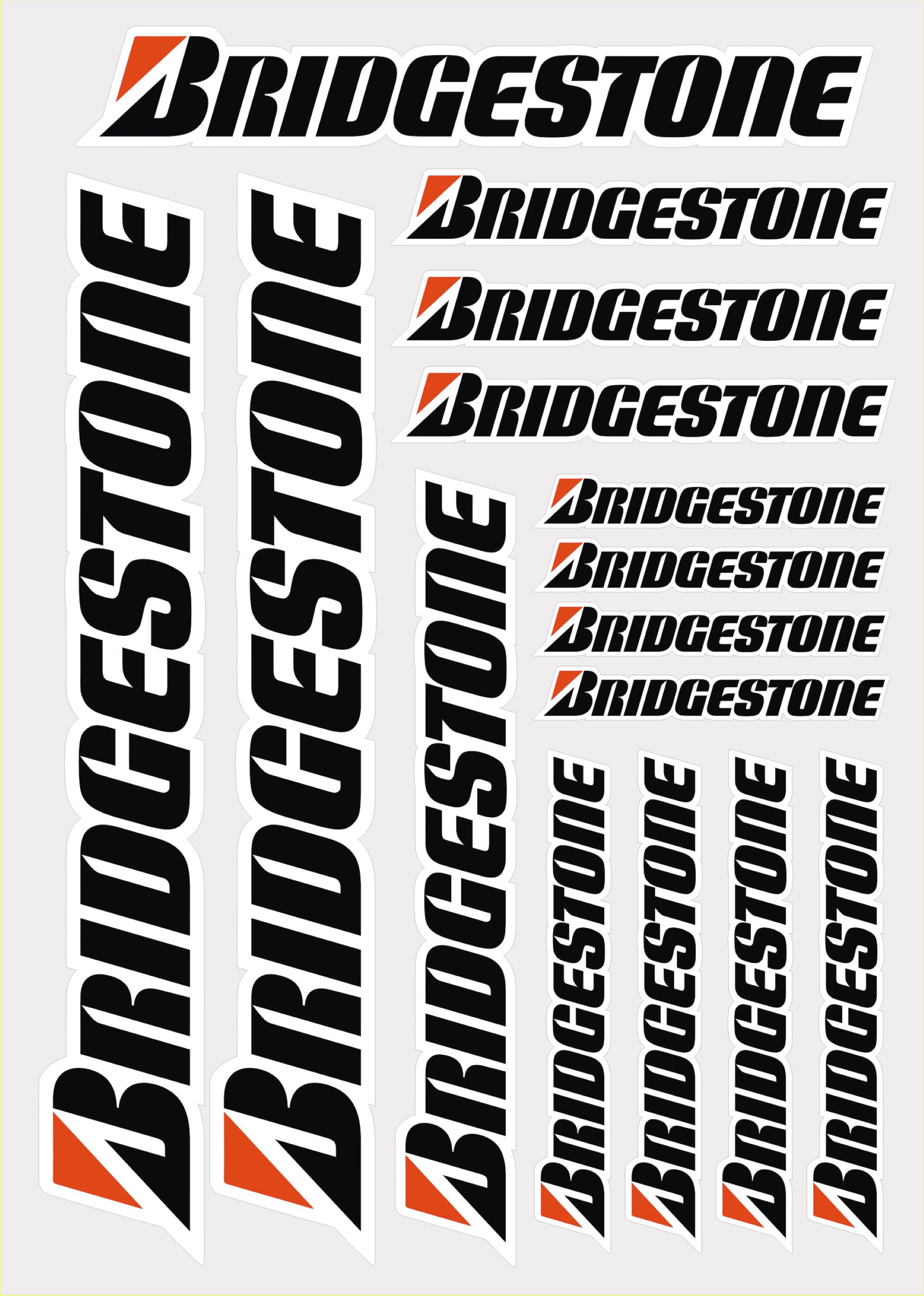 Bridgestone Vinyl Stickers. A4 15 Decals Motorsport Etsy Australia