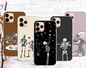 Skeletons in love Valentine 39 s Day phone case for fits iPhone 13 mini, 13 pro max, 12 pro max SAMSUNG S10 Lite, A40, A50 Huawei P20, P30