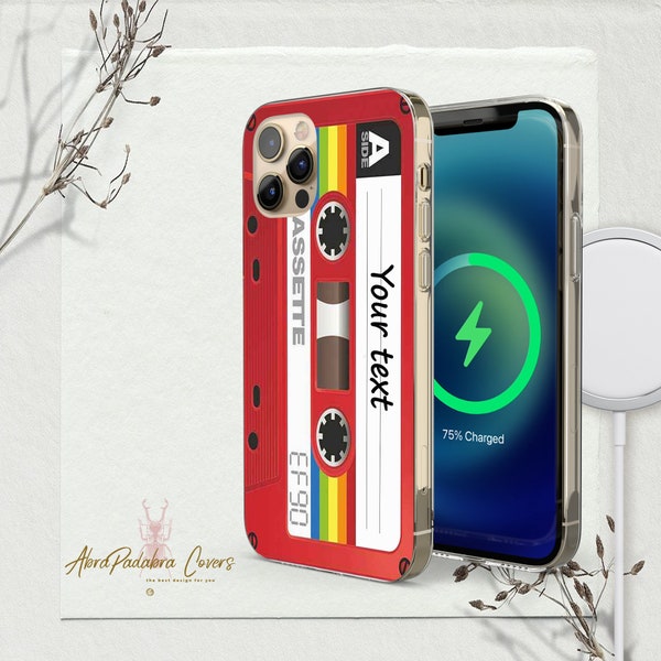 Funny Retro Tape Cassette Vintage  phone case for fits iPhone 15, 14 pro max, 13 mini, 12 pro max & SAMSUNG S23, s23 +, s22,  s22 +, s21