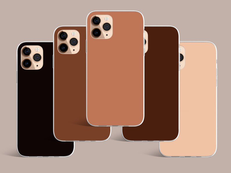 Coffee Colors Brown Beige Nude phone case for fit iPhone 13 mini, 13 pro max, 12 pro max & SAMSUNG S22, S22 Ultra, S22+ ,S10 Lite, A40, 