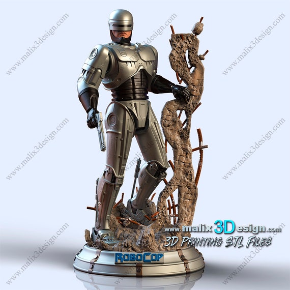 ROBOCOP par malix3design X-MEN Diorama Figurine Résine Cinéma