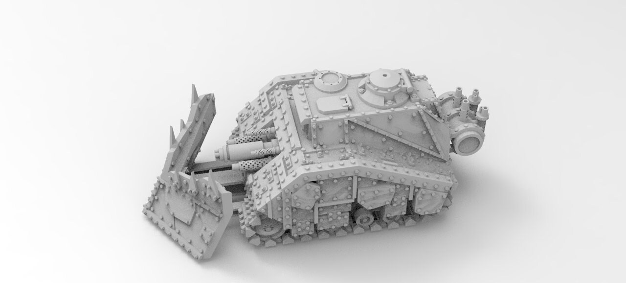 Orc Demolisher Tank D&D Wargames Lost Realms Tabletop - Etsy