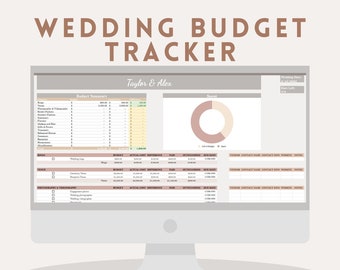 Digital Wedding Planning Spreadsheet, Wedding Budget Planner, Wedding Checklist, Google Sheets, Google Sheets Budget, Wedding Budget