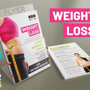 Tirzepatide Weight Loss Flyer | Editable Canva template | Ready to print with content Brochure | Marketing