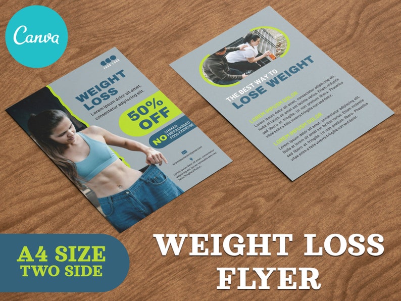 Tirzepatide Weight Loss Flyer | Editable Canva Template | Ready to ...