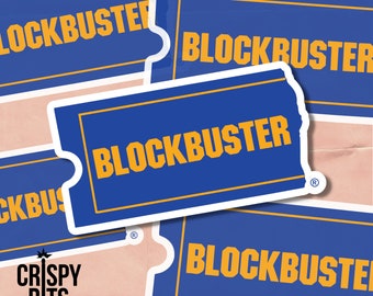 NEW OLD STOCK: Blockbuster Plastic Bag + 30 Rare Original Movie Rental Price Stickers