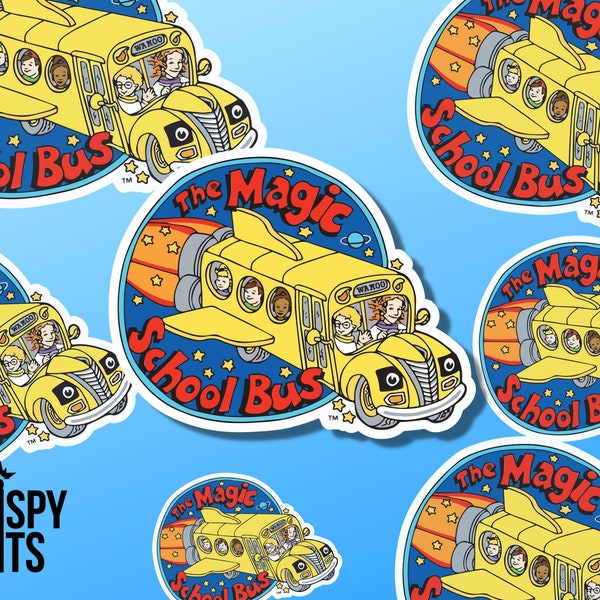 Magic School Bus Sticker | Ms. Frizzle | PBS | Liz | Laptop Sticker | TV Show | Water Bottle Sticker | Hydro Flask Sticker | Gift for her