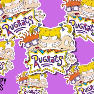 Rugrats Sticker | Nickelodeon Sticker | Tommy Pickles | Angelica | Chucky | Nostalgia | 90s TV Show | Water Bottle | Laptop | Suzy