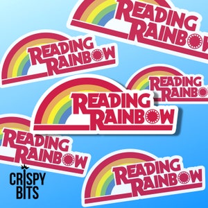 Reading Rainbow Sticker | TV Show Sticker | PBS | Fun Sticker | Nostalgia Sticker | Levar Burton | Take A Look | Book | Kindle Sticker