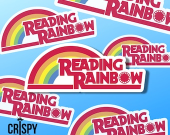 Reading Rainbow Sticker | TV Show Sticker | PBS | Fun Sticker | Nostalgia Sticker | Levar Burton | Take A Look | Book | Kindle Sticker