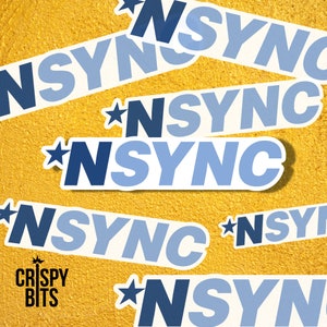 NSync Sticker | *NSYNC | Boy Band | 2000s Music | Pop Music | JC Chasez | Justin Timberlake | Bye Bye Bye | Lance | Nostalgia