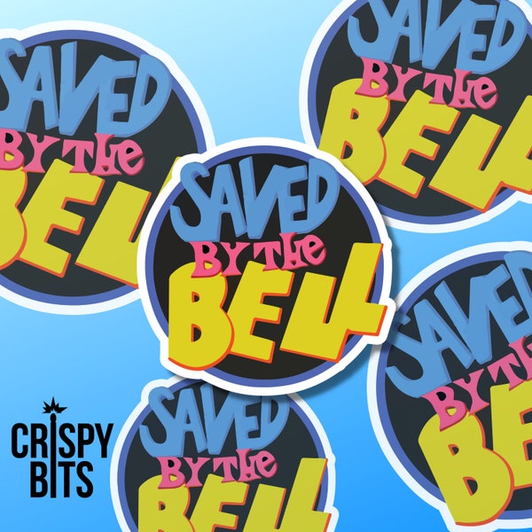 Saved By The Bell Sticker | 90s Sticker | Retro Sticker | Nostalgia Sticker | Zack Morris Sticker | Waterproof Stickers | TV Show | Bayside