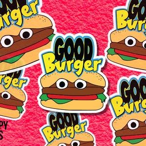 Good Burger Sticker | Kenan and Kel | Nickelodeon | Nick Kids | Funny | TV Show | Hydro Flask Sticker | Laptop Sticker | Water Bottle | 90s