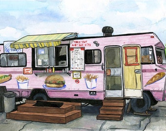 Fry Me To The Moon - Russell, Ontario - 8,5 x 11" archiefafdruk van Chip Stand by Every Chip Stand, Canadees landschap
