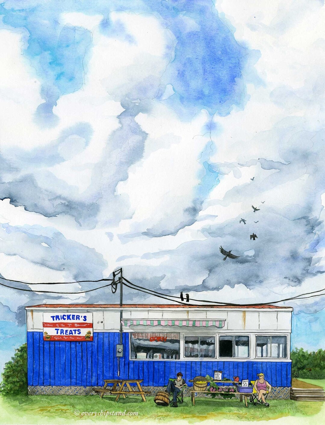 Tricker's Treats Rutherglen Ontario 11 X 17 Etsy