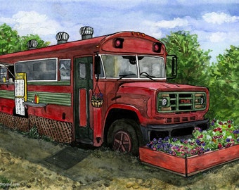 Lainee's - Athens, Ontario - 8,5 x 11" Archiefdruk van Chip Stand by Every Chip Stand, Canadees landschap