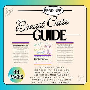 Beginner Breast Health Ebook and Recipes