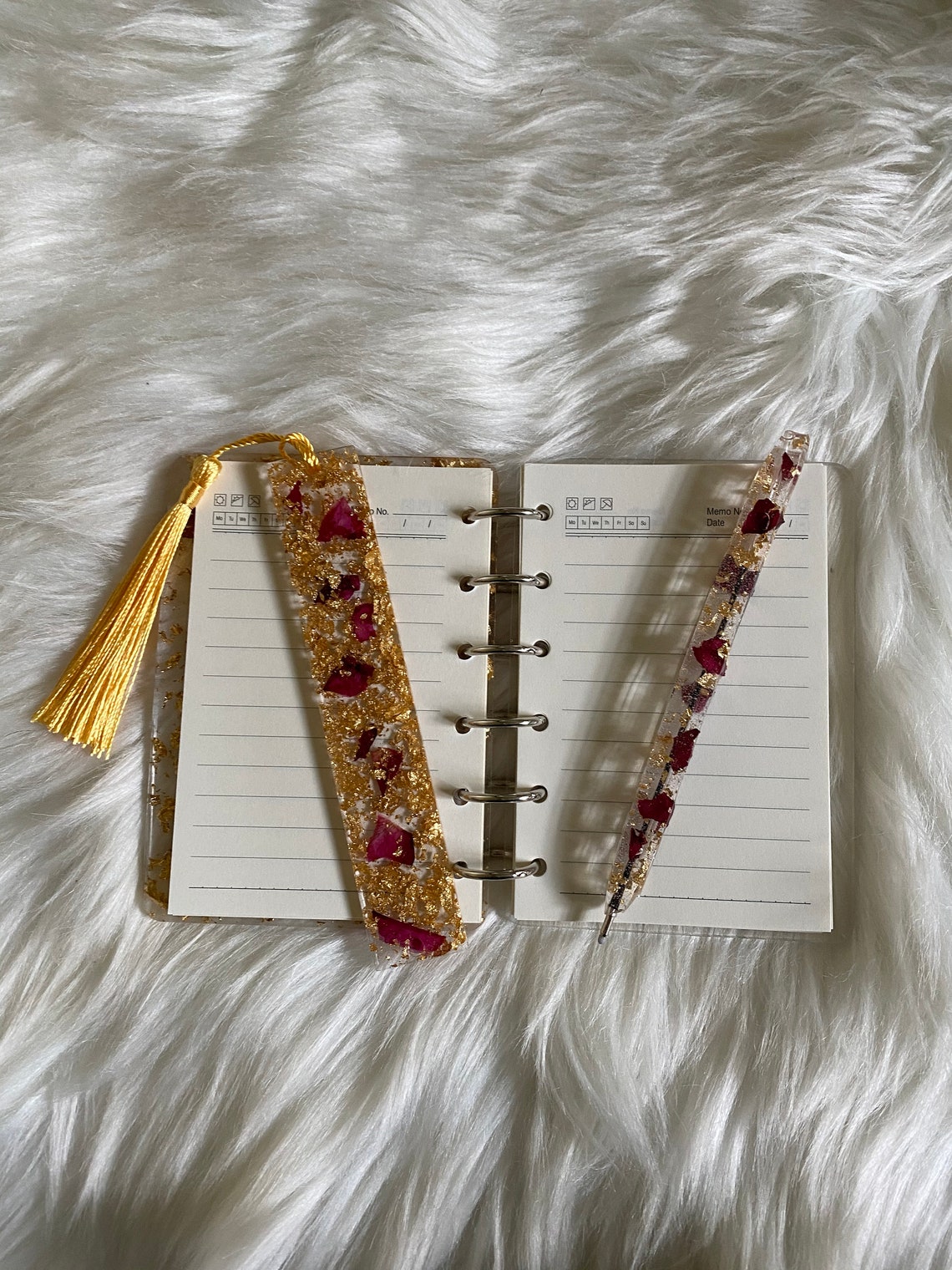 Notebook Bookmark and Pen Set Etsy