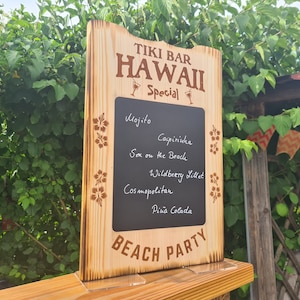 Tiki Bar borrelbord inclusief Keide markers