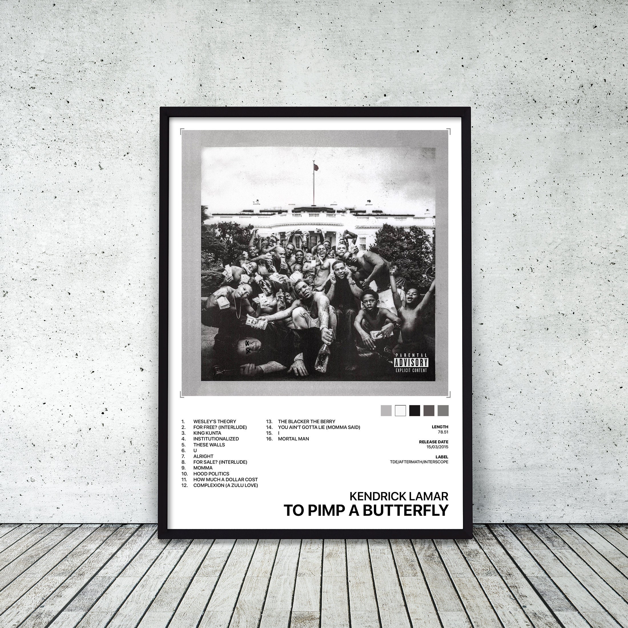 Kendrick Lamar To Pimp A Butterfly Album Cover Art Poster Etsy(02)
