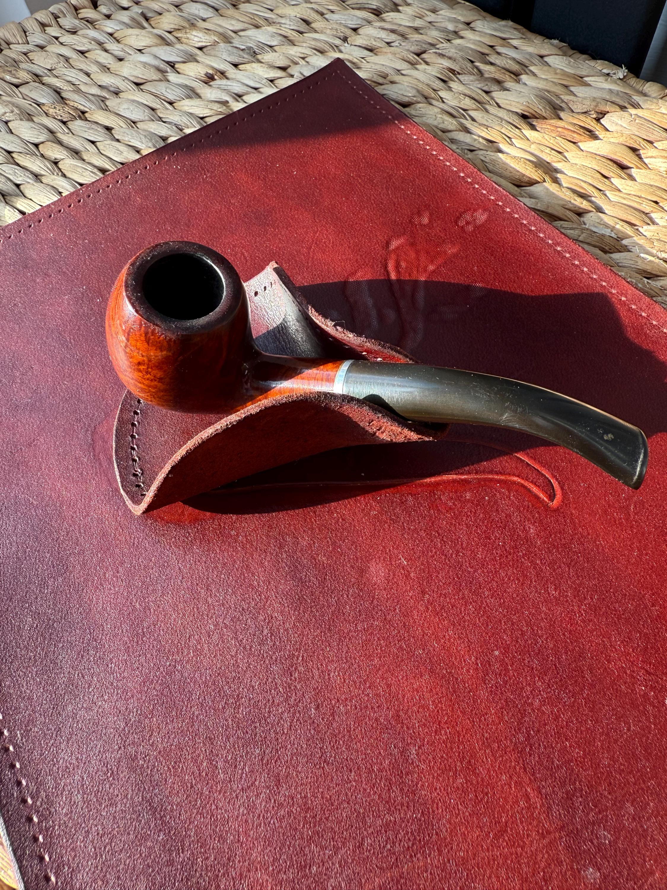 leather tobacco mat Handmade Leather Tobacco Mat Set for Pipe Smokers | Tobacco Bowl | Pipe  Stand | Personalised Coaster